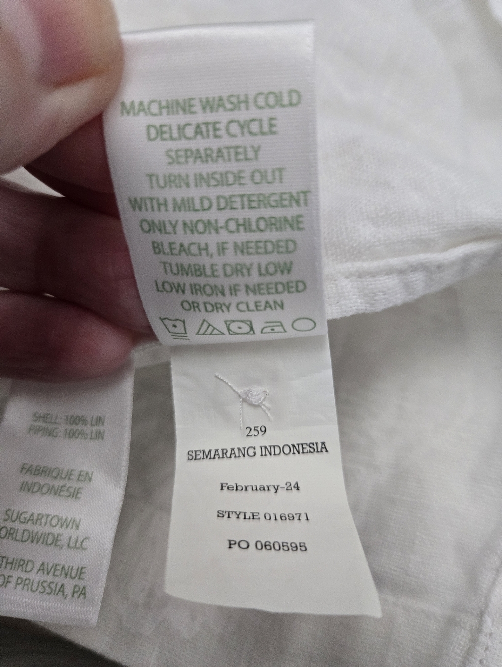 Lilly Pulitzer Rhoda Linen Dress Popover Tunic Resort White Shells Size 12 - Picture 8 of 10